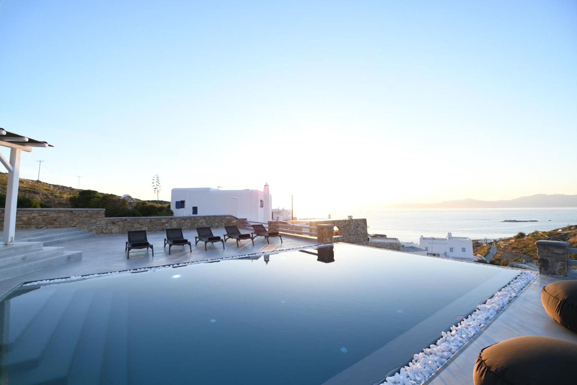 Villa Anema Mykonos - Blue Views Mykonos Villas Mykonos Town Exterior foto
