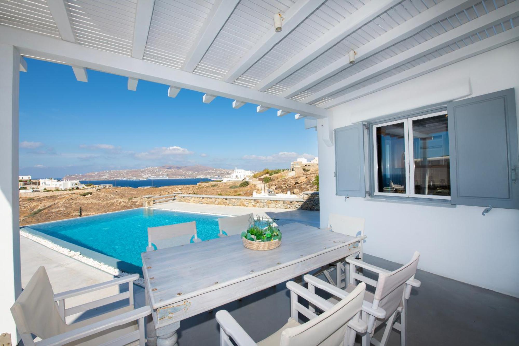 Villa Anema Mykonos - Blue Views Mykonos Villas Mykonos Town Exterior foto
