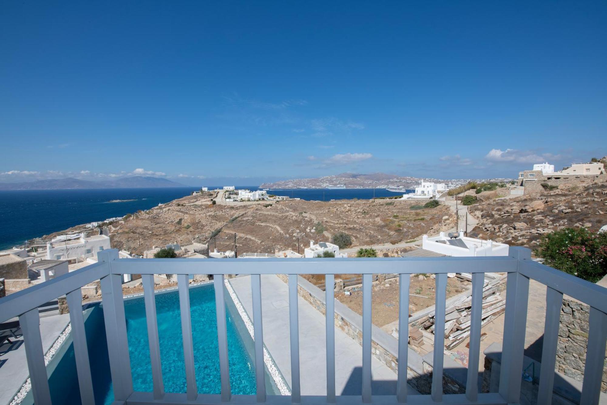 Villa Anema Mykonos - Blue Views Mykonos Villas Mykonos Town Exterior foto