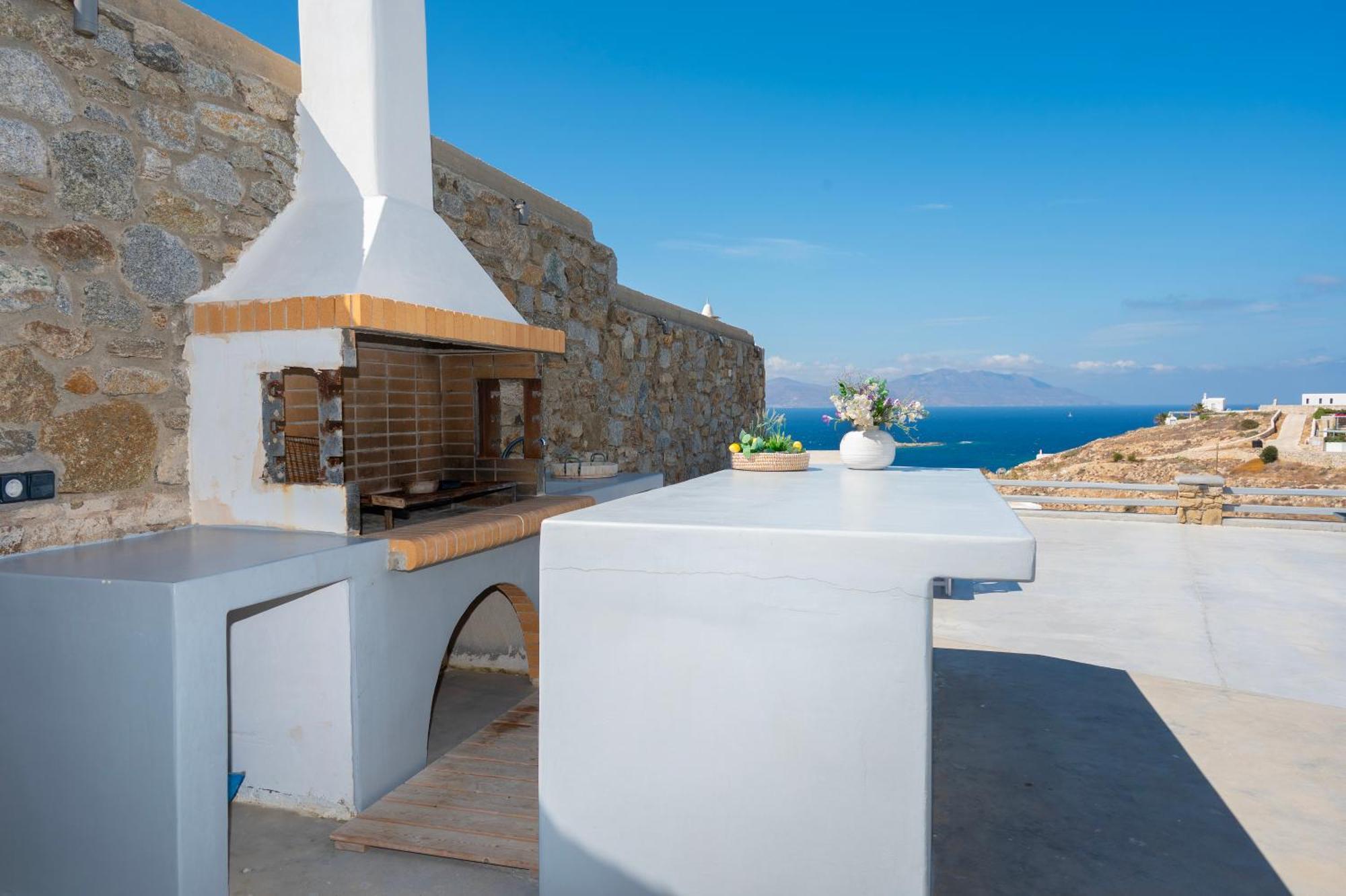 Villa Anema Mykonos - Blue Views Mykonos Villas Mykonos Town Exterior foto