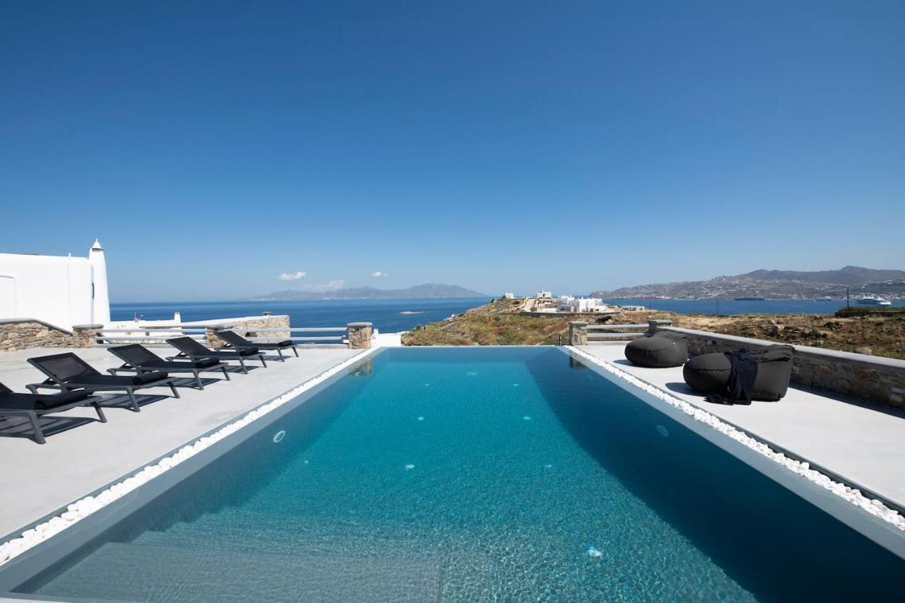 Villa Anema Mykonos - Blue Views Mykonos Villas Mykonos Town Exterior foto