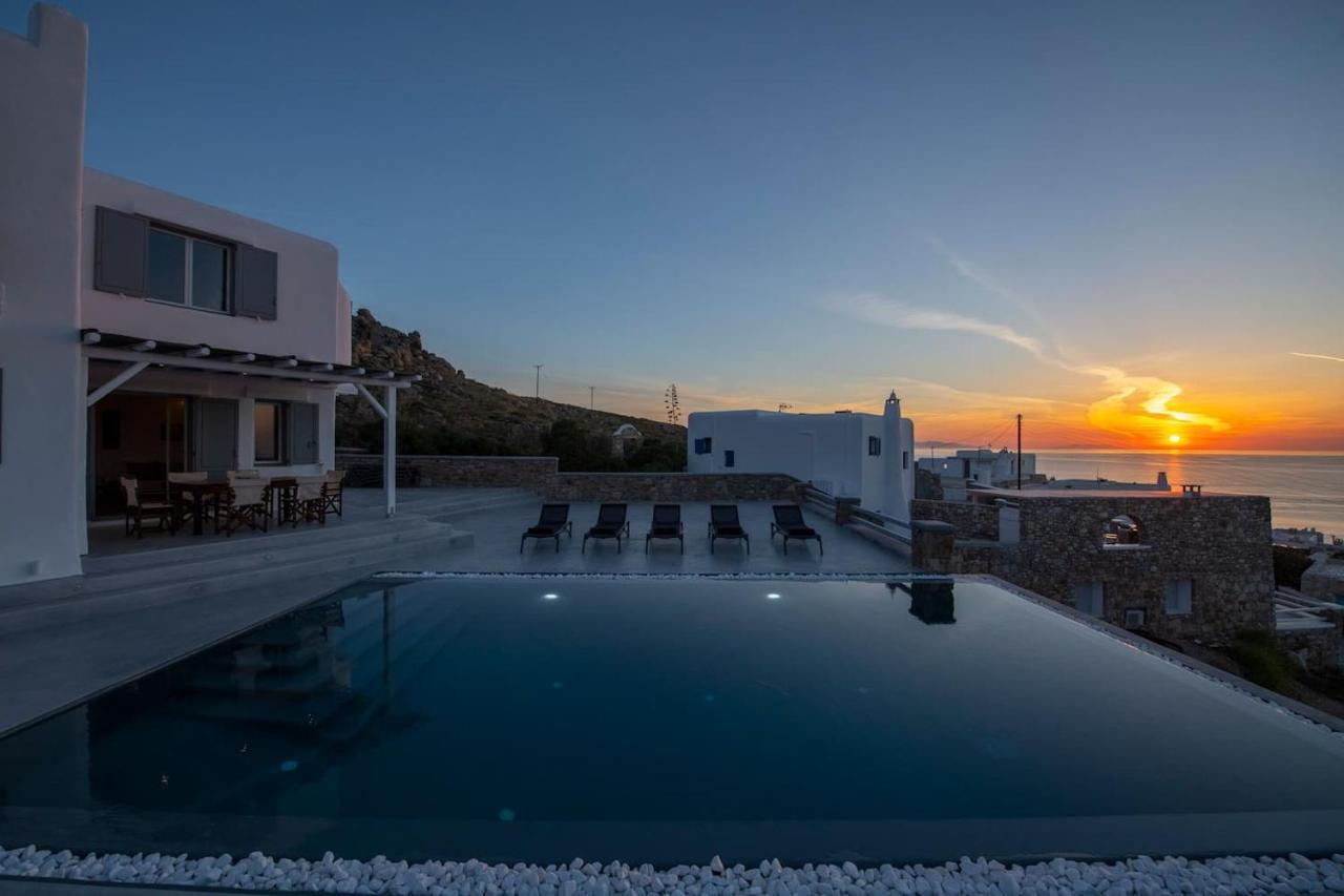 Villa Anema Mykonos - Blue Views Mykonos Villas Mykonos Town Exterior foto