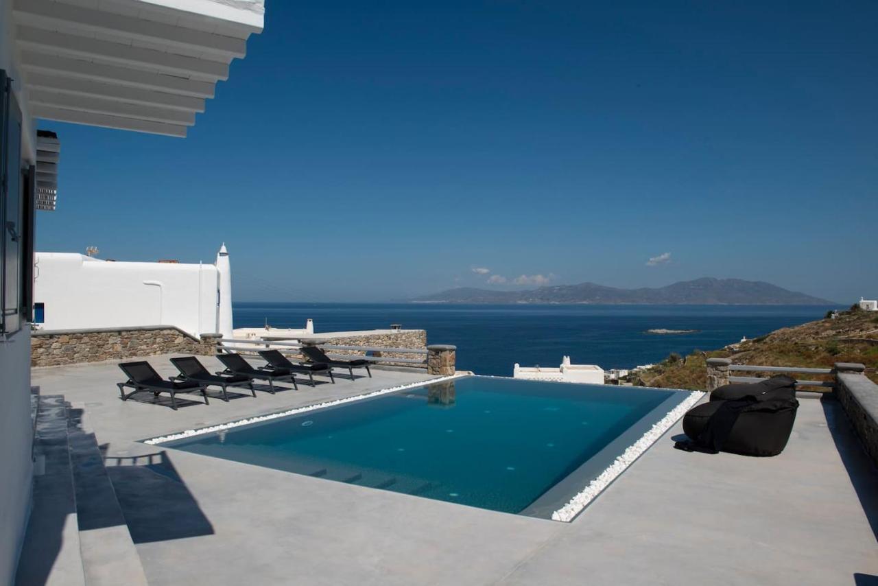 Villa Anema Mykonos - Blue Views Mykonos Villas Mykonos Town Exterior foto