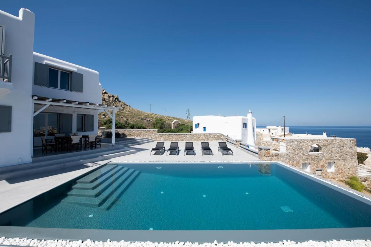 Villa Anema Mykonos - Blue Views Mykonos Villas Mykonos Town Exterior foto