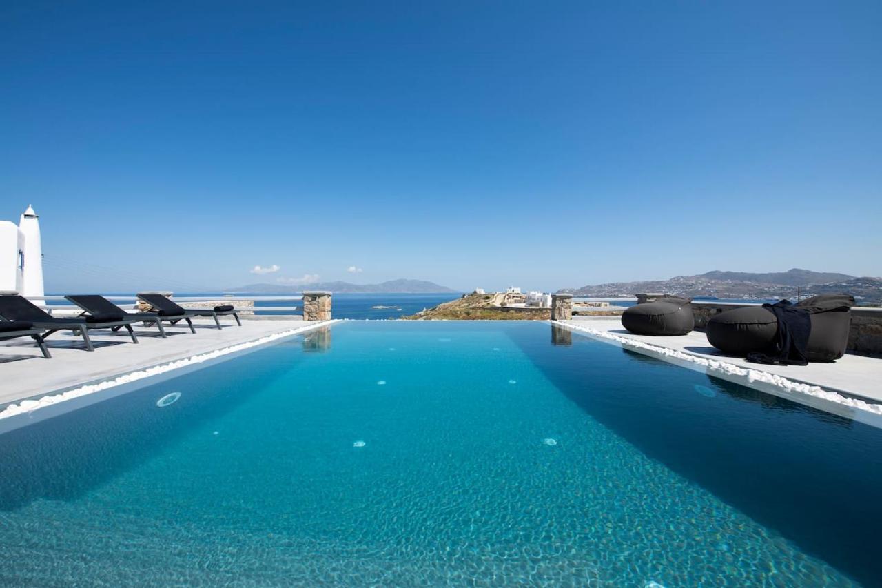 Villa Anema Mykonos - Blue Views Mykonos Villas Mykonos Town Exterior foto