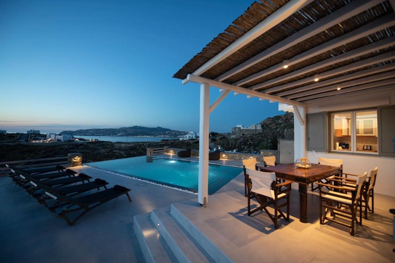 Villa Anema Mykonos - Blue Views Mykonos Villas Mykonos Town Exterior foto