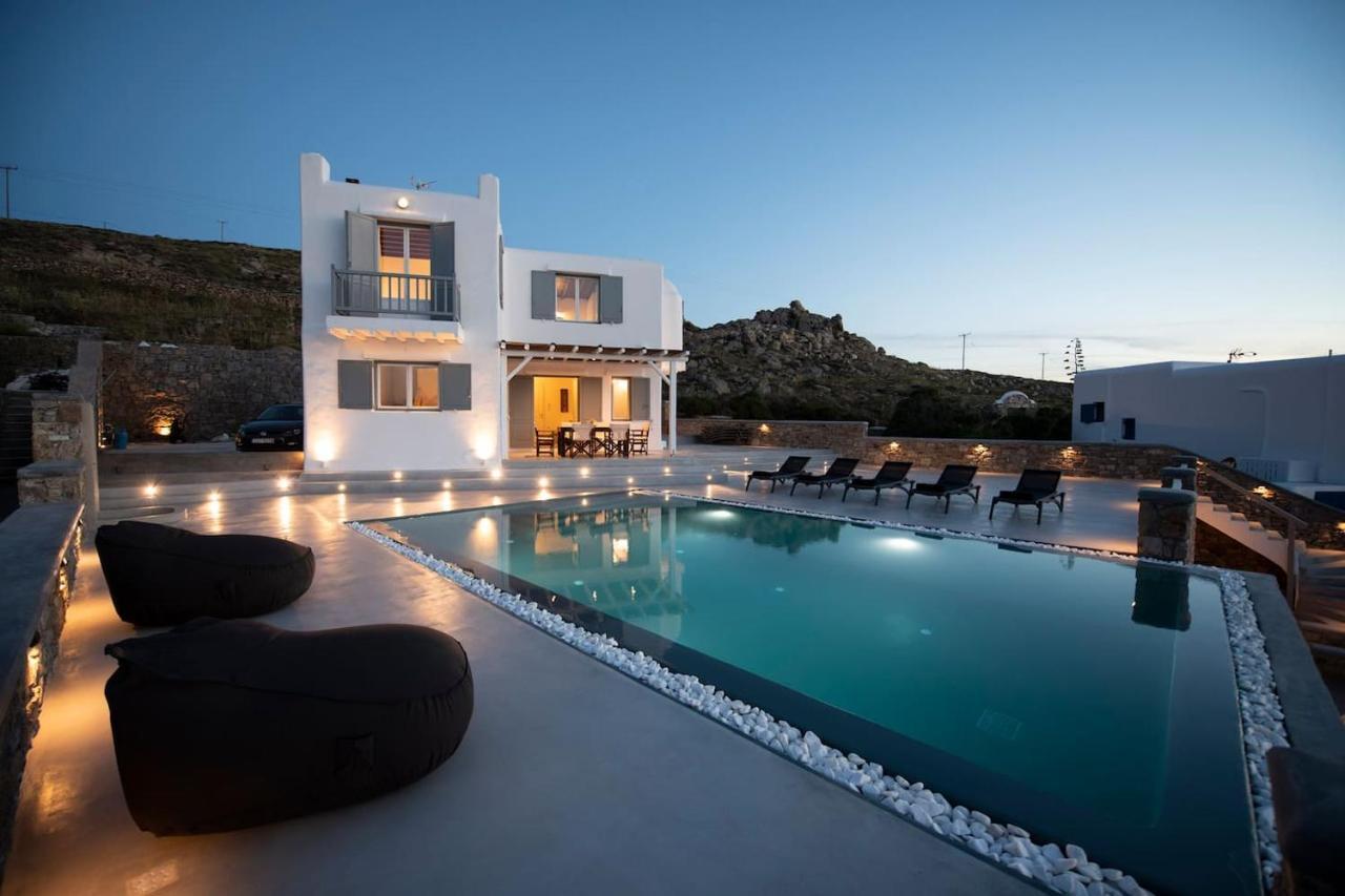 Villa Anema Mykonos - Blue Views Mykonos Villas Mykonos Town Exterior foto