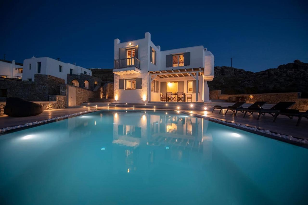 Villa Anema Mykonos - Blue Views Mykonos Villas Mykonos Town Exterior foto